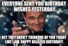 35 Best Happy Belated Birthday Memes | Vegan humor, Memes, Going vegan