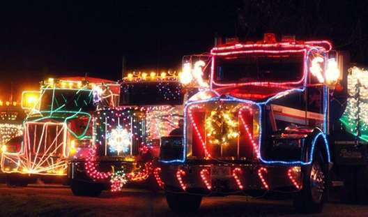 Head west for Christmas truck parades